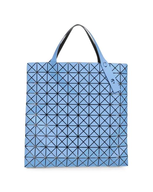 Issey Miyake Blue Prism Matte-2 Geometric-Panel Tote Bag