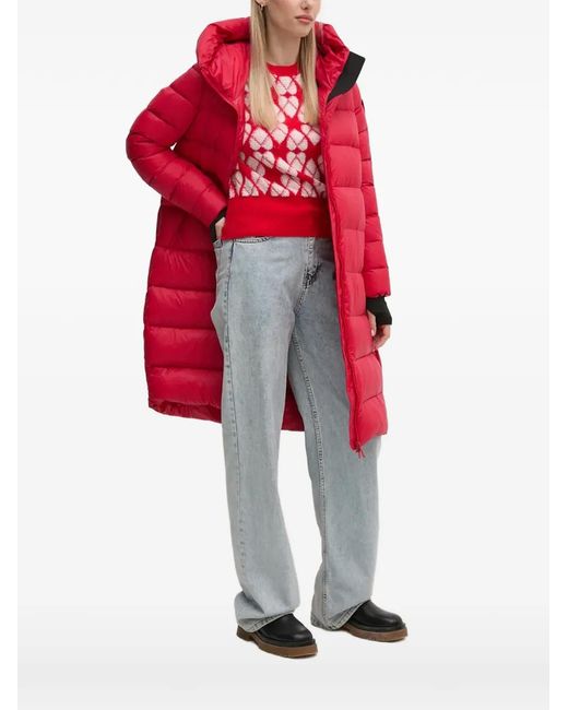 Benetton Red Heart Pattern Sweater