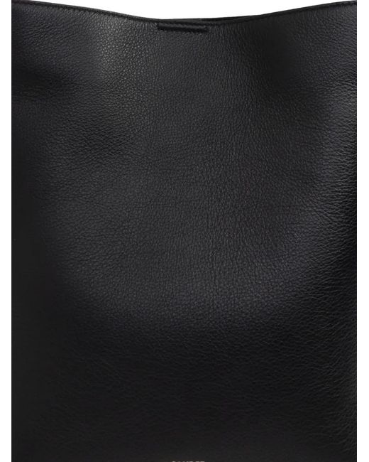 Jil Sander Black Small Leather Strap Shoulder Bag
