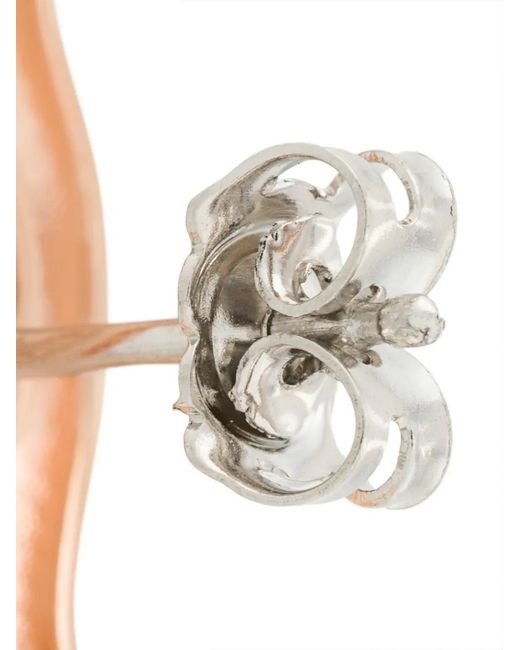 Charlotte Chesnais White Halo Earrings