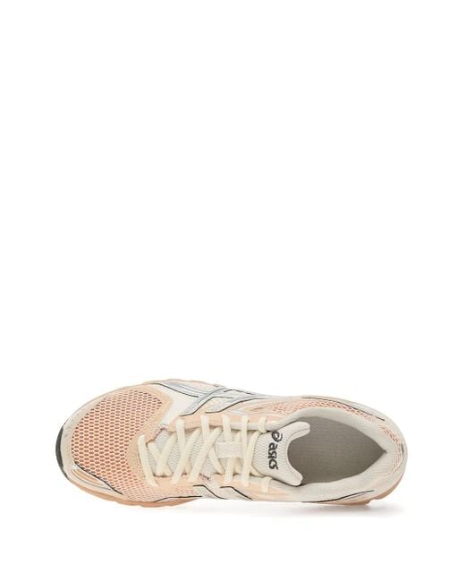 Asics White Gel-Ds 14 Mesh Panel Sneakers