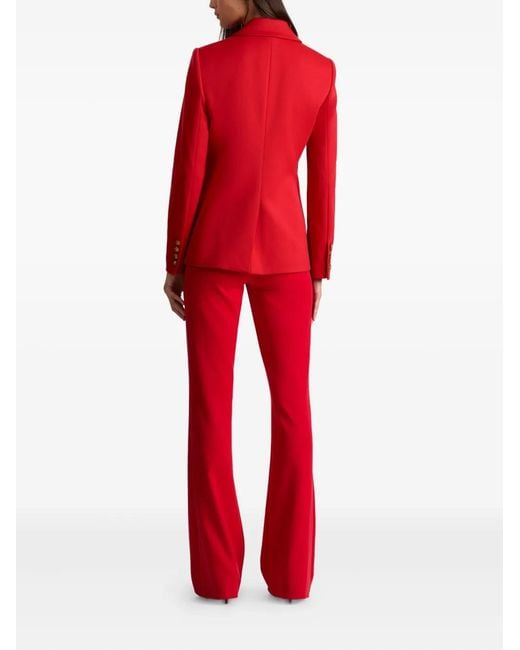 Alice + Olivia Red Cary Fitted Blazer