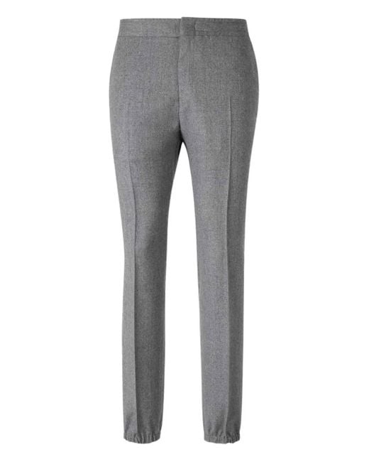 メンズ Zegna Elasticated-waist Trousers Gray