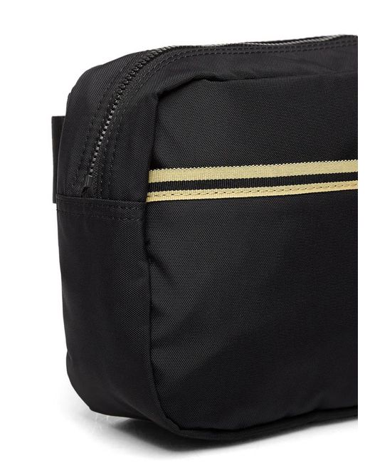 Fred Perry Black Logo-Detail Belt Bag
