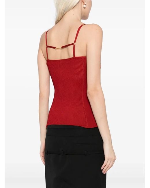 Jacquemus Red Le Haut Sierra Top