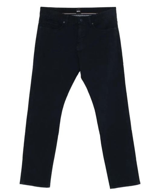 Boss Blue Five-Pocket Trousers for men