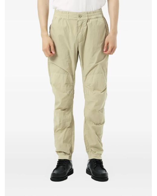 C P Company Natural Elasticated-Waist Trousers for men