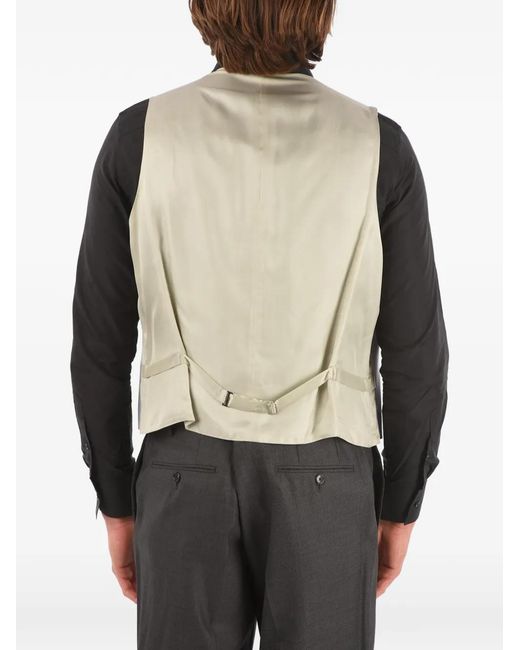 Corneliani Gray Mantua Single-Breasted Waistcoat for men