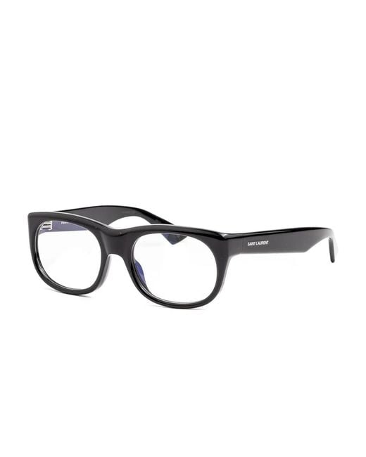 Saint Laurent Black Romy Square-Frame Glasses