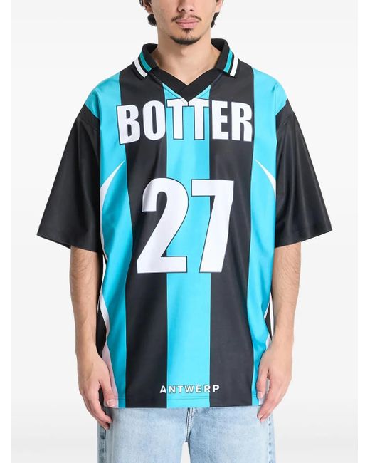Reebok Blue X Botter Ltd Reverse Soccer T-Shirt for men