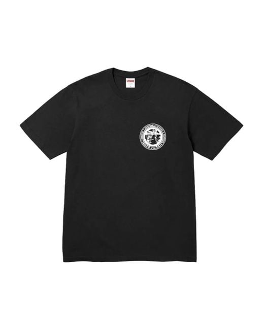 メンズ Supreme Devotion ロゴ Tシャツ Black