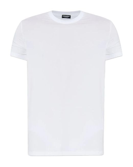 DSquared² Crew-neck T-shirt in White für Herren