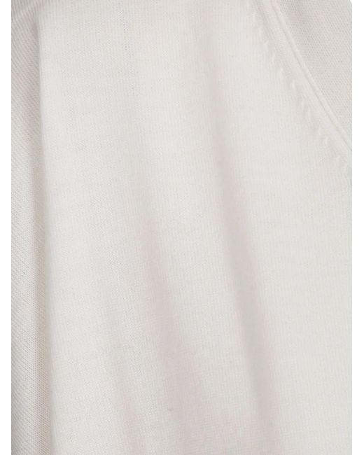 Sofie D'Hoore White V-Neck Cardigan