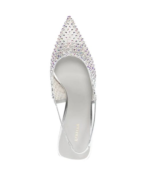 Le Silla White Sandals