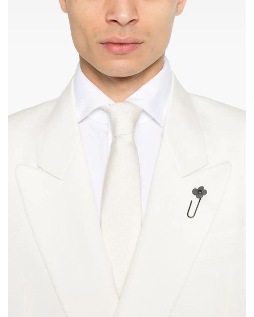 Lardini White Attitude Blazer for men