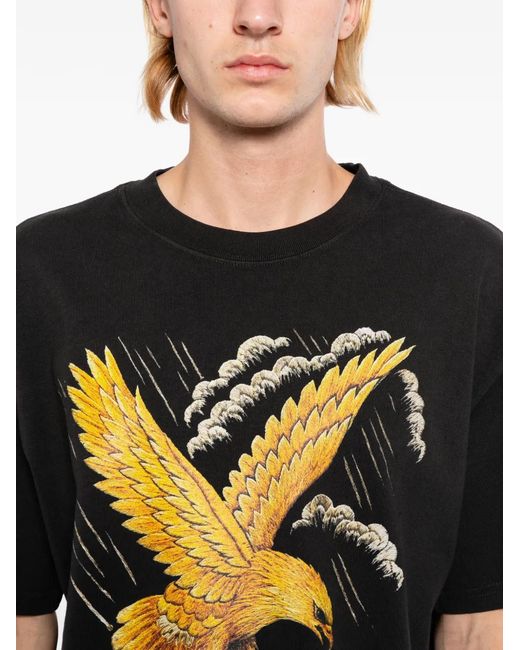 Melt Black T-Shirt À Imprimé Graphique for men