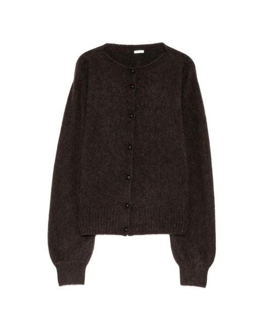 YEAREAST Black Button-Up Cardigan