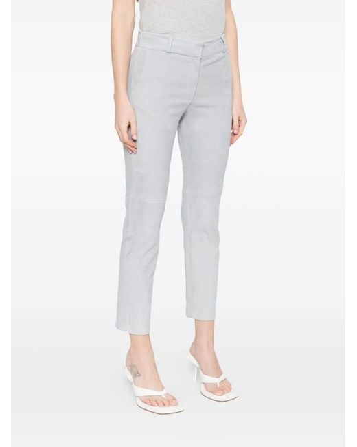 Arma White Pocket Stretch Trousers
