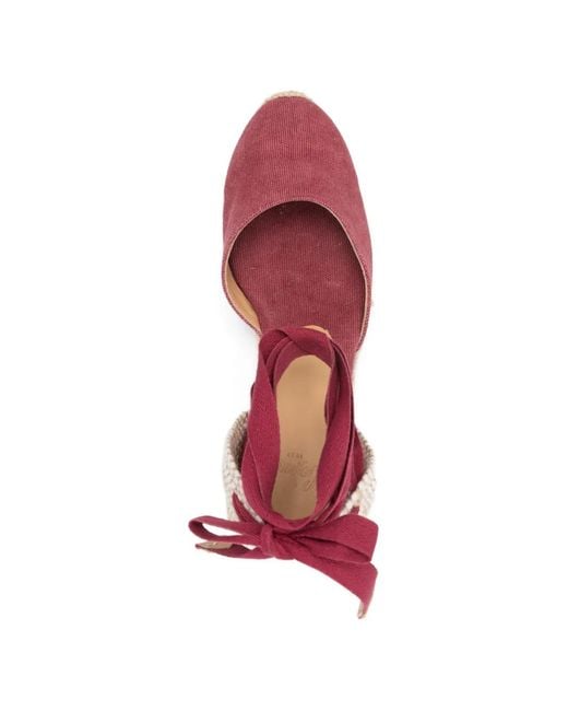 Castaner Pink Wedges