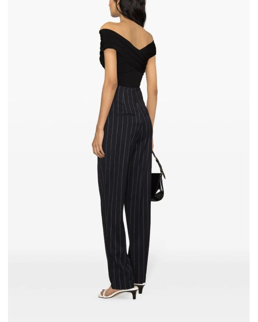 Pantaloni Horacia Gessati Affusolati di IRO in Blue