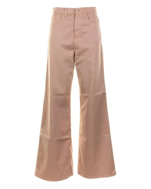Pantalones Con Cinco Bolsillos Re-hash de color Natural