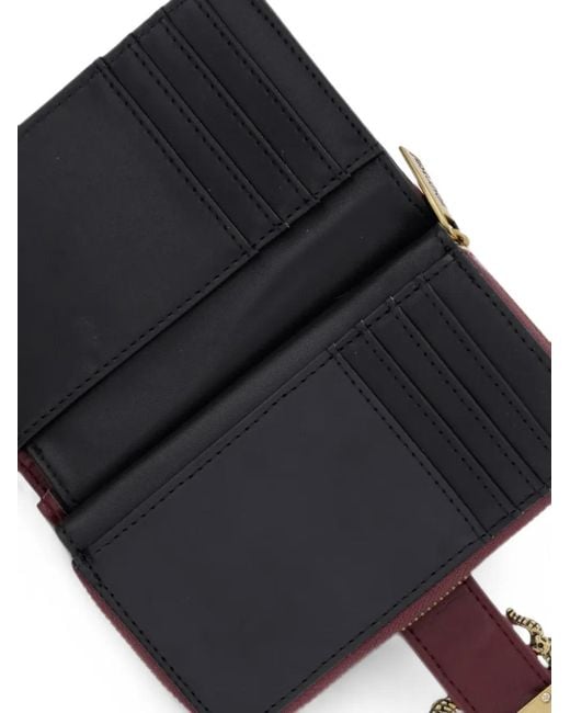 Just Cavalli Purple Iconic Snakes Faux-Leather Wallet