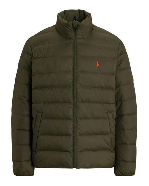 メンズ Polo Ralph Lauren Quilted Insulated Bomber Jacket Green