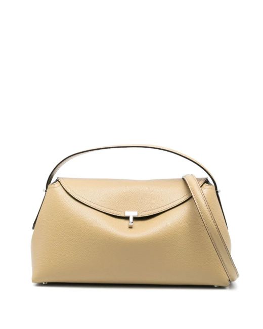 Totême  Natural T-Lock Leather Handle Bag