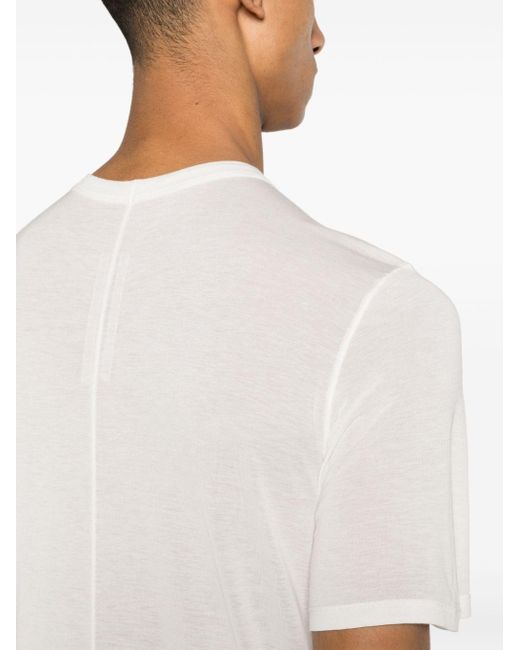 Rick Owens White Level Crew-neck T-shirt for men