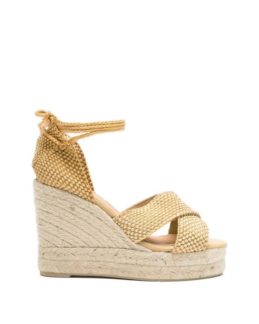 Castaner Natural Becca Heeled Espadrilles
