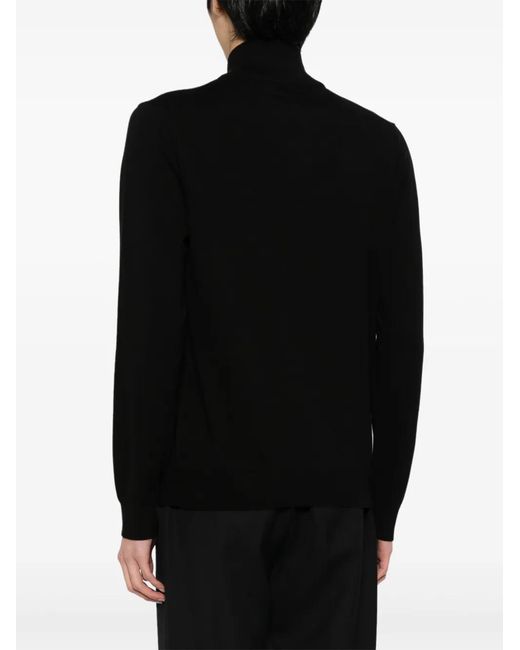 Paul Smith Black Zebra-Appliqué Jumper for men