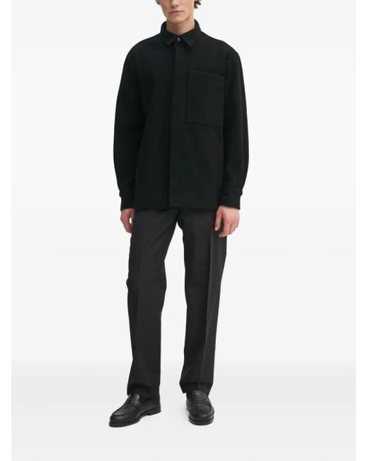 Etudes Studio Black Pocket Collared Jacket for men