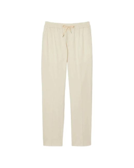 Sandro Natural Elasticated Straight-Leg Trousers for men