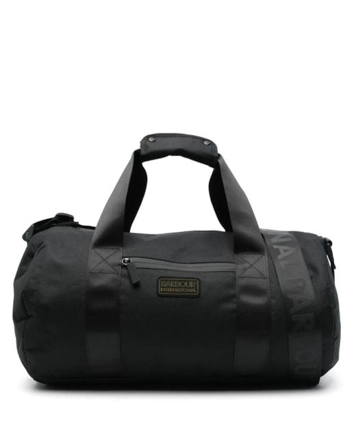 Barbour Black Essential Knockhill Bag for men