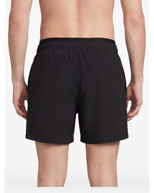 Karl Lagerfeld Black Rue St-Guillaume Swim Shorts for men