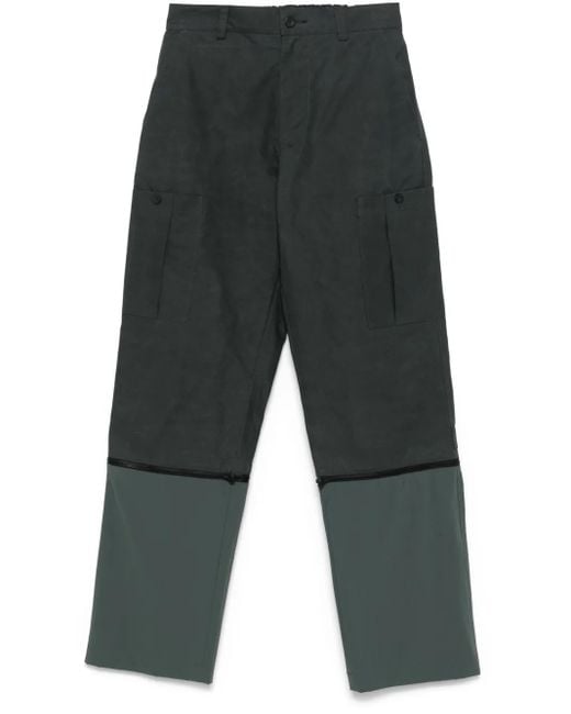 メンズ GR10K ワックスコットン カーゴパンツ Gray