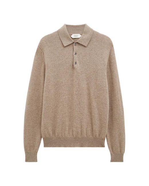 Pringle of Scotland Natural Cashmere Polo Shirt for men