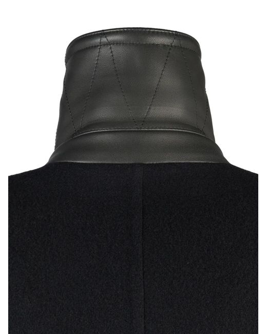 Tod's Black Double-Breasted Coat
