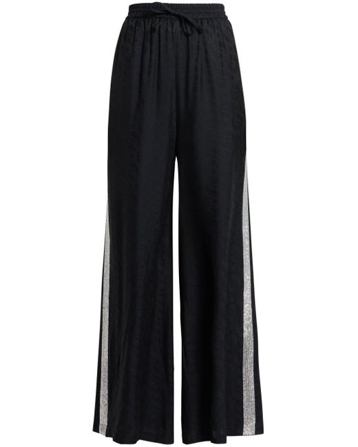 Pantalones anchos S-Wave Stella McCartney de color Black