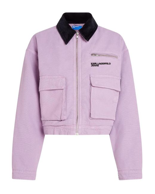 Karl Lagerfeld Cargo Jack in het Pink