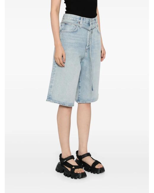 Agolde Blue Shorts