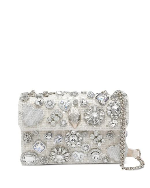 Kurt Geiger Gray Kensington Crossbody Bag