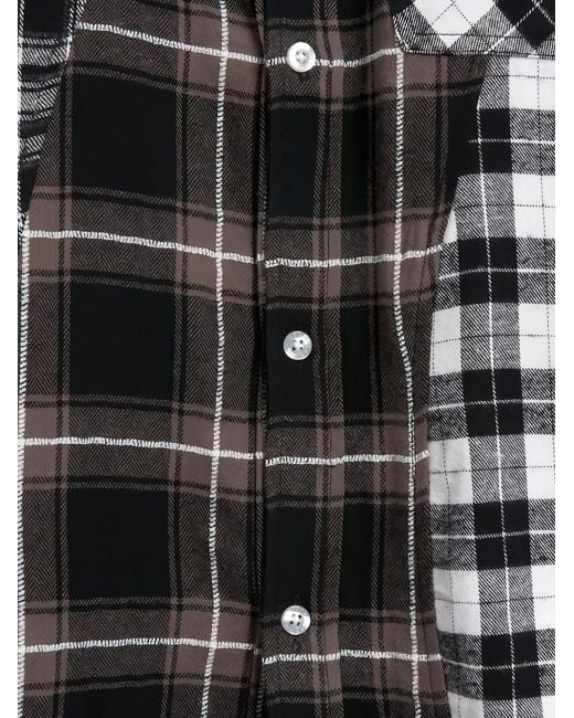 Dime Black Triple Plaid Shirt