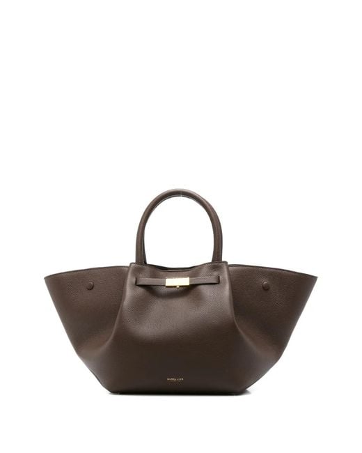 DeMellier London Brown Midi New York Tote Bag