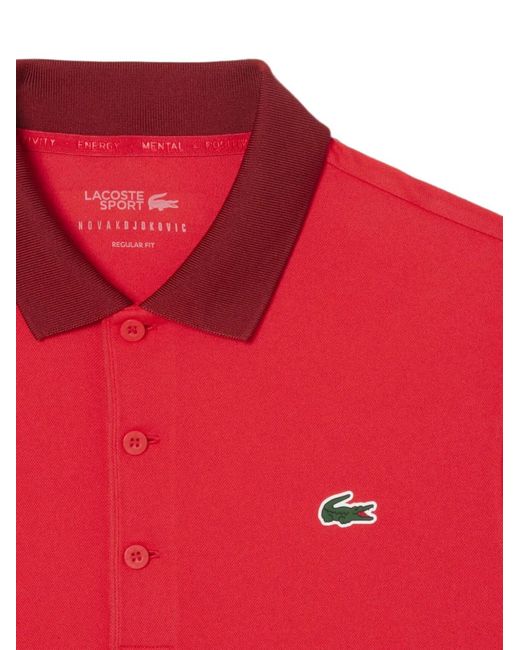 Lacoste Red X Novak Djokovic Tennis Polo Shirt for men