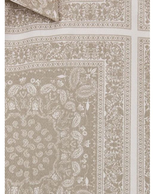 Mos Mosh Natural Patterned Shirt