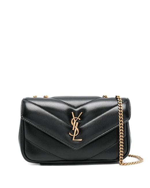 Saint Laurent Leren Crossbodytas in het Black