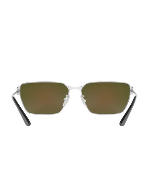 Balenciaga Blue Rectangle-Frame Sunglasses