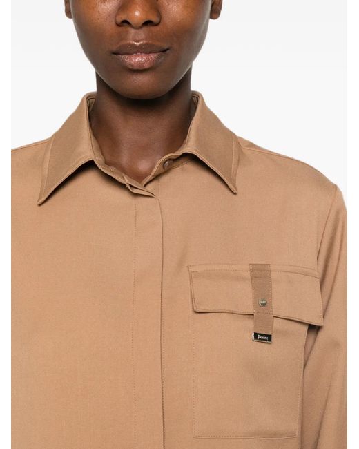 Herno Natural Flap-Pocket Shirt