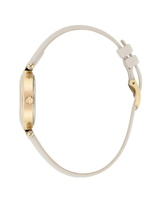 Furla White Leather Strap 32Mm